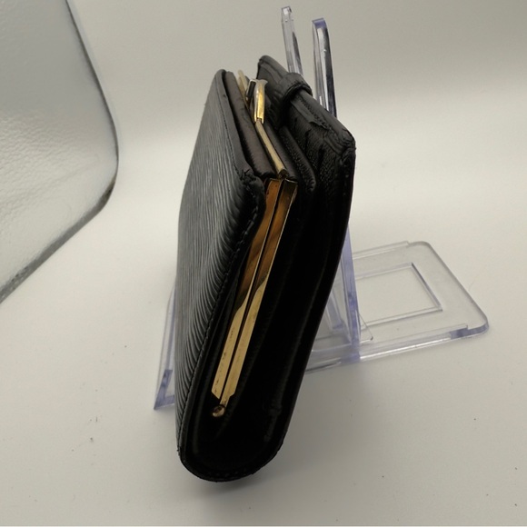 Louis Vuitton Black Epi Leather French Purse Wallet Gold | Women’s | Used | - Picture 5 of 10